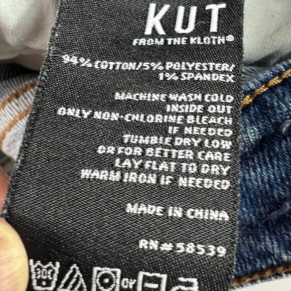 Kut From The Kloth Jeans Women's 28x26* Kelsey Ankle Flare High Rise Denim Tag 4 - Picture 9 of 16